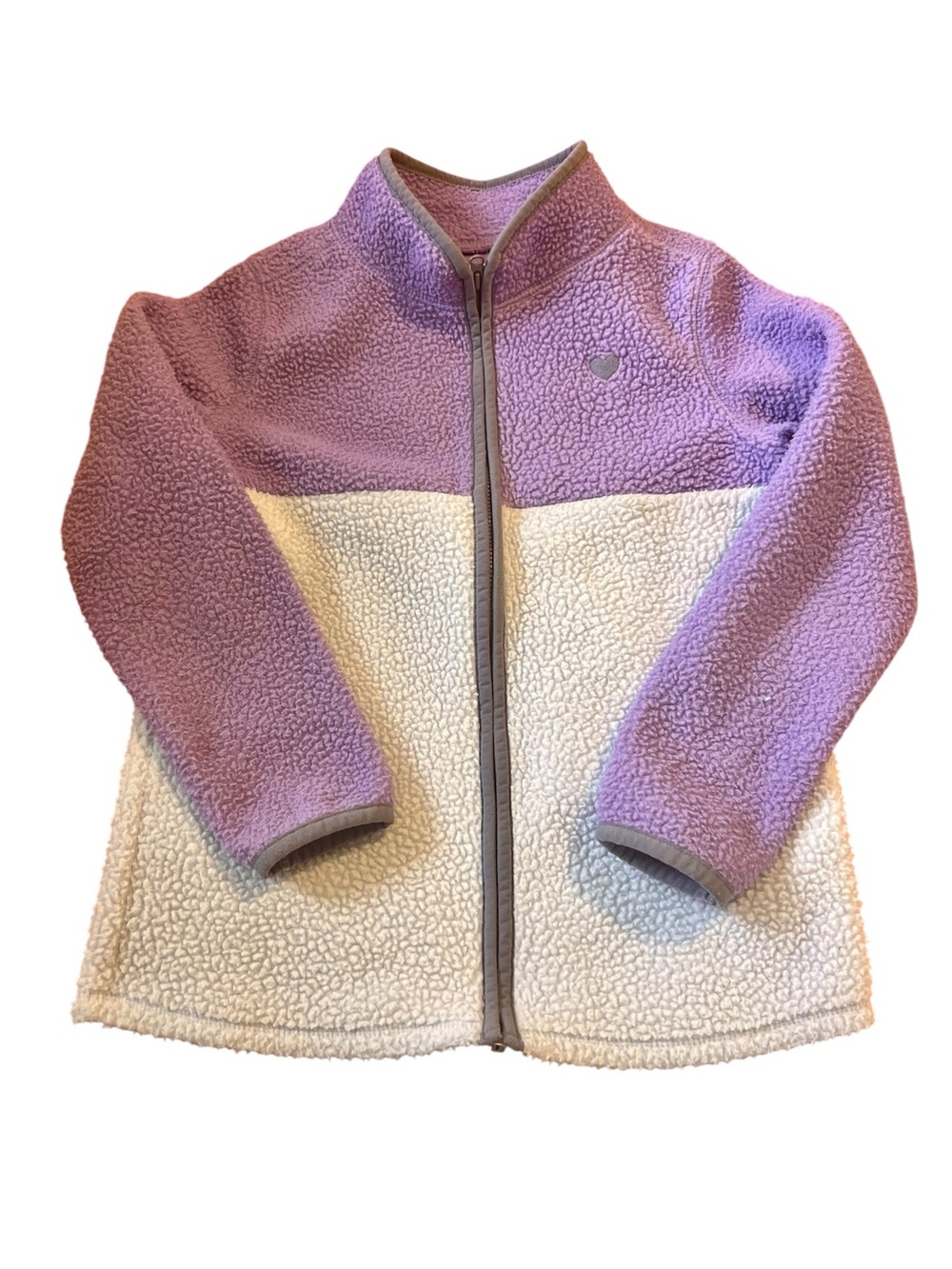 EUC - OshKosh B’gosh Girls Sherpa Zip Up - Size 7